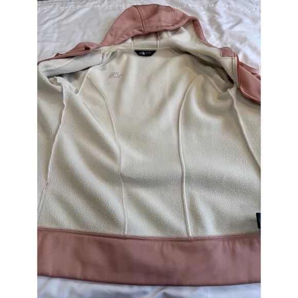 Woman's The North Face Mattea Hooded Full Zip Fleece Lined Sweater - Picture 6 of 9